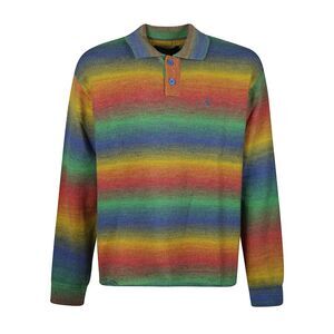 Awake Ny Men "Gradient Knit Polo" Knitted Polo Shirt